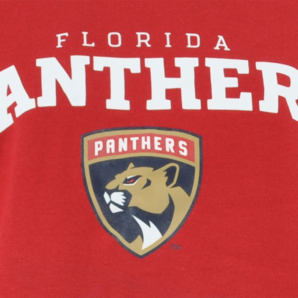NHL Florida Panthers Hockey Youth Boys Fleece Pullover Hoodie Red 18/20