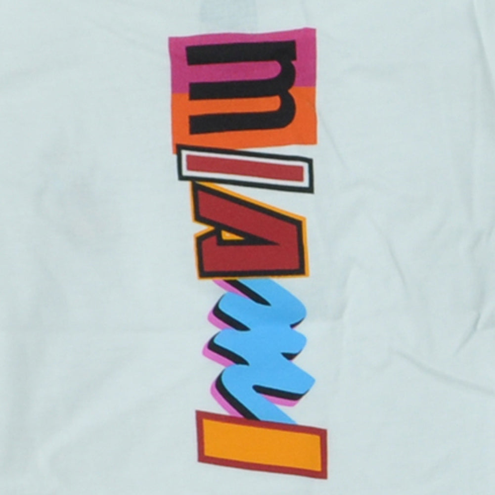 NBA Miami Heat White Short Sleeve Crew Neck Infant Baby Tshirt Tee