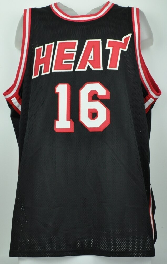 NBA Miami Heat Power Forward James Johnson 16 Signed Autographed Black Replic