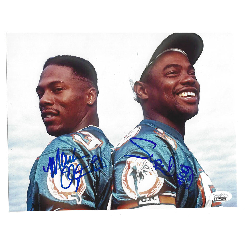 NFL Miami Dolphins Mark Brothers #85 #83 Autograph Signed Photograph 8x10 Pic