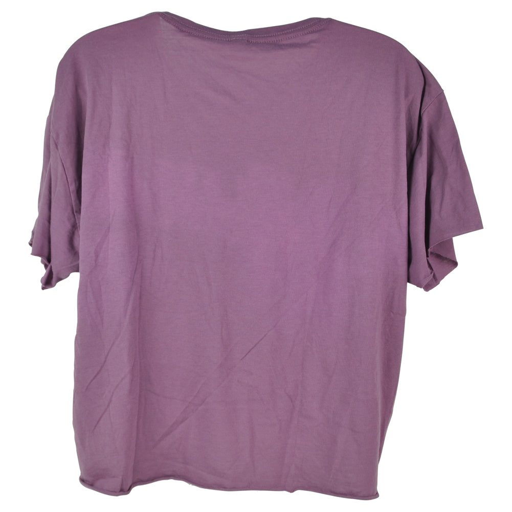 USA Powerlifting Weight Gym Light Mauve Crew Neck Womens Ladies Tshirt Tee