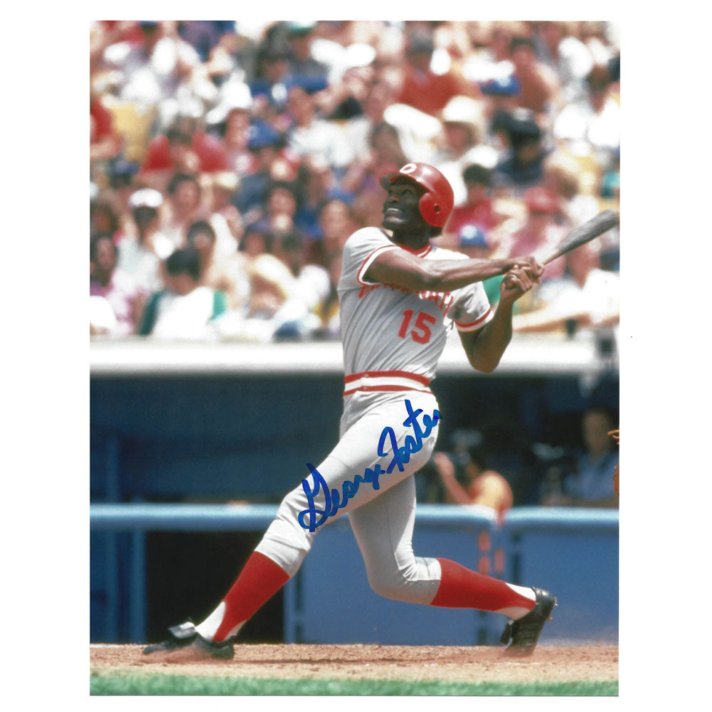 MLB Cincinnati Reds George Foster #15 Autographed Photograph Photo 8 x 10 Picture