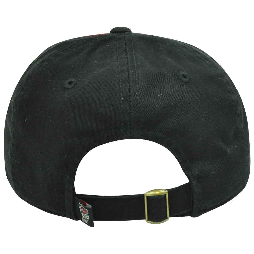 NCAA North Carolina State Wolfpack Flip Garment Wash Slouched Sun Buckle Hat Cap