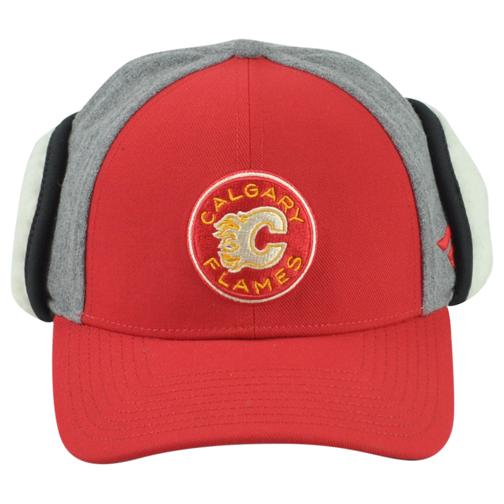 NHL Fanatics Authentic Pro Calgary Flames Flapjack Flex Fit L/XL Adults Hat Cap