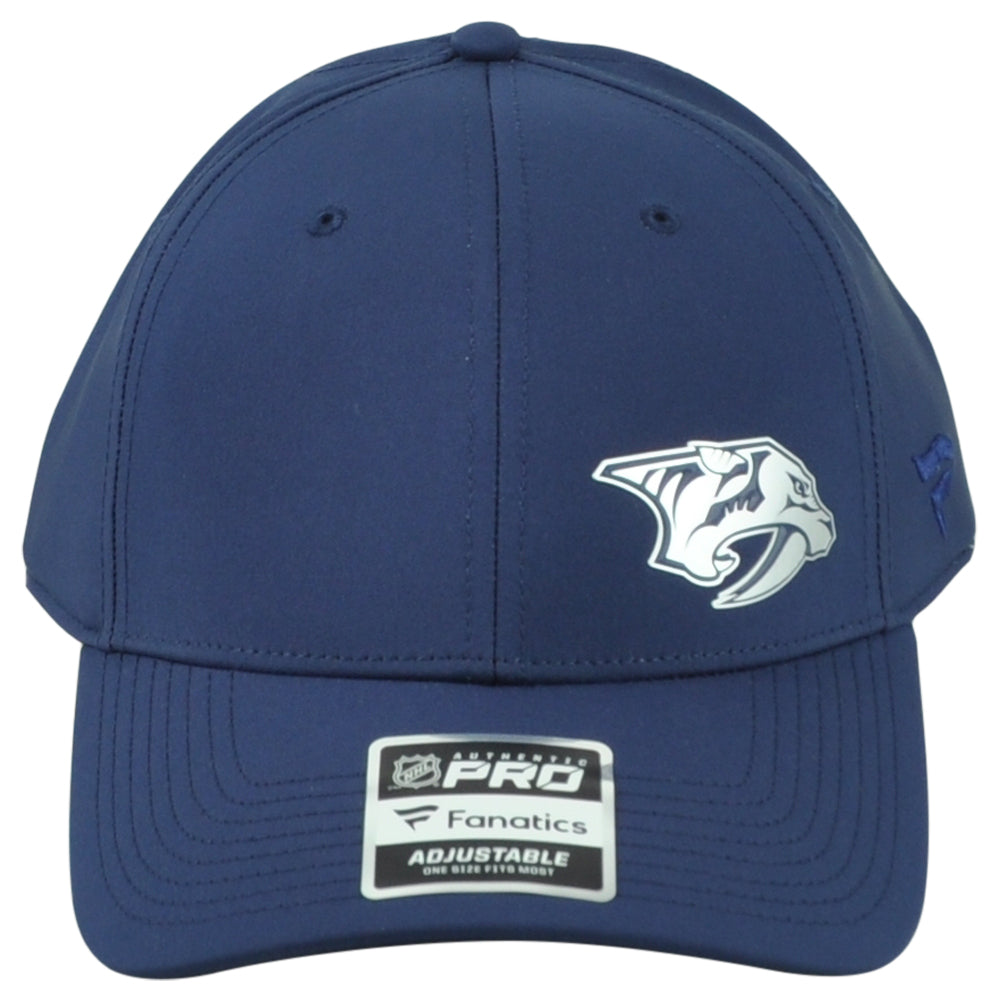 NHL Fanatics Authentic Pro Nashville Predators NSH Curved Bill Snapback Hat Cap
