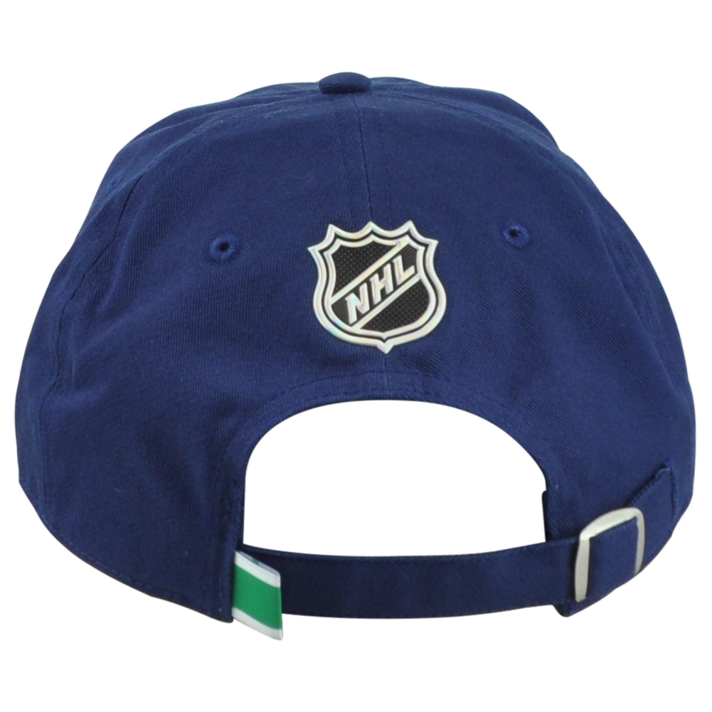 NHL Fanatics Authentic Pro Vancouver Canucks Relaxed Curved Bill Adults Hat Cap
