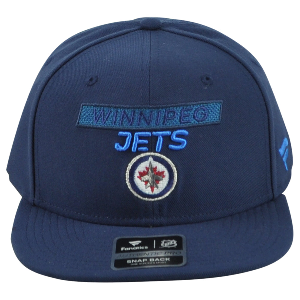 NHL Fanatics Authentic Pro Winnipeg Jets WPG Est 2011 Adults Snapback Hat Cap
