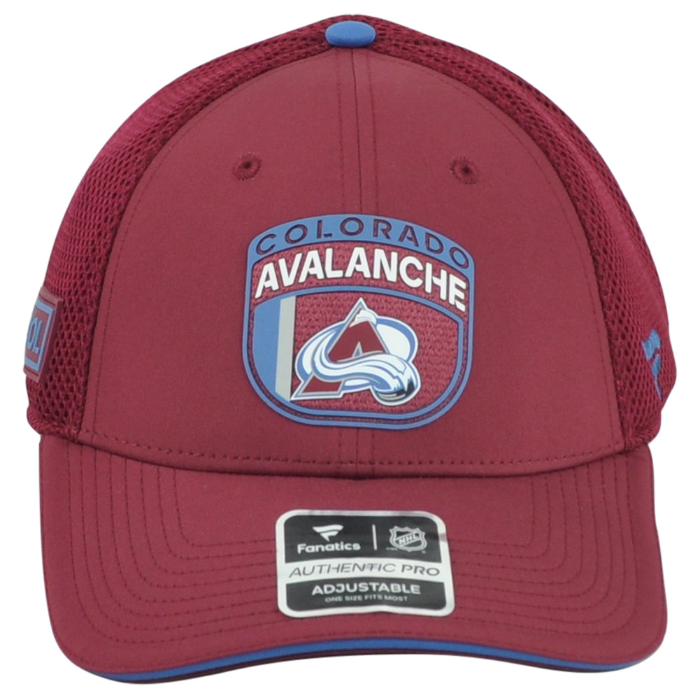 NHL Fanatics Authentic Pro Colorado Avalanche Performance Mesh Trucker Hat Cap