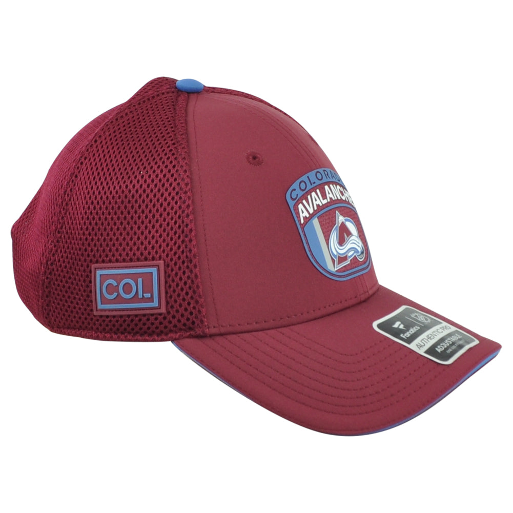 NHL Fanatics Authentic Pro Colorado Avalanche Performance Mesh Trucker Hat Cap