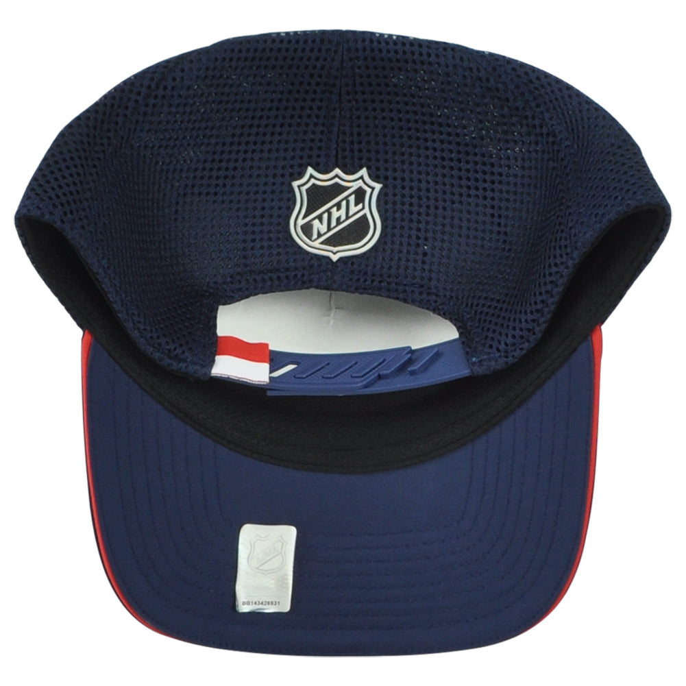 NHL Fanatics Authentic Columbus Blue Jackets Performance Mesh Trucker Hat Cap