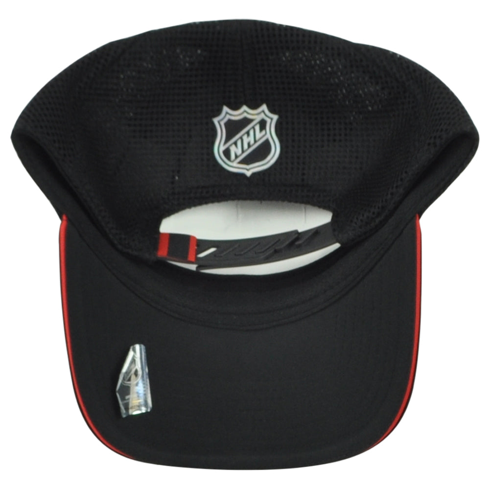 NHL Fanatics Authentic Pro Ottawa Senators OTT Performance Mesh Trucker Hat Cap