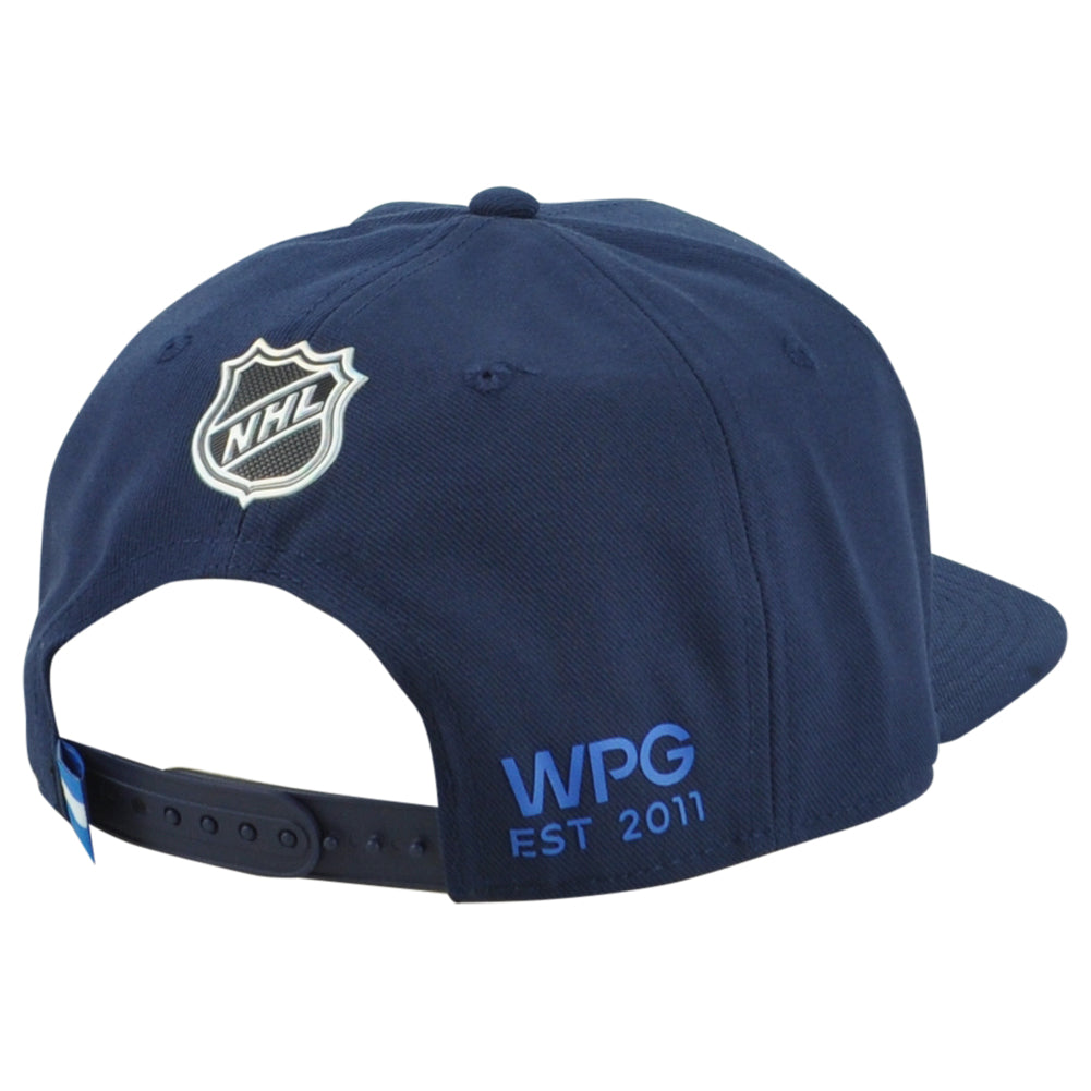 NHL Fanatics Authentic Pro Winnipeg Jets WPG Est 2011 Adults Snapback Hat Cap