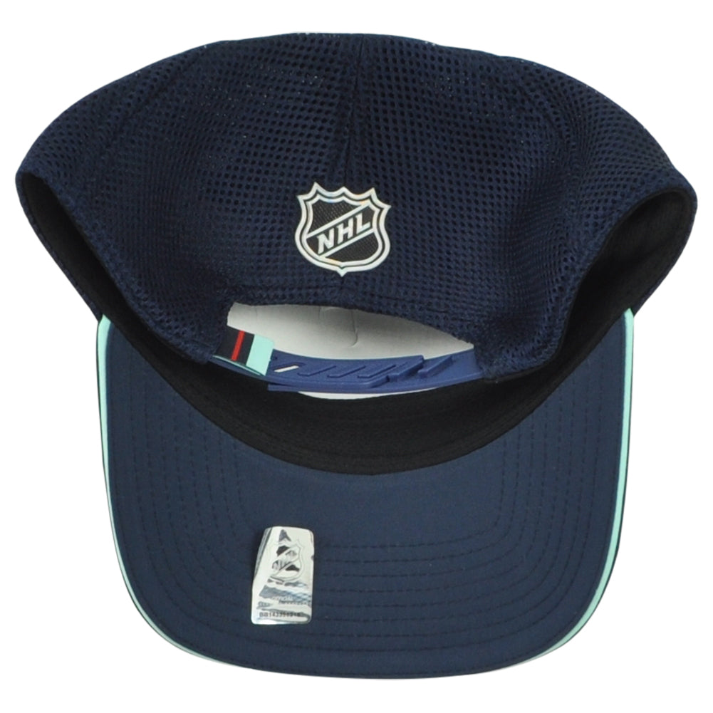 NHL Fanatics Authentic Pro Seattle Kraken SEA Performance Mesh Trucker Hat Cap