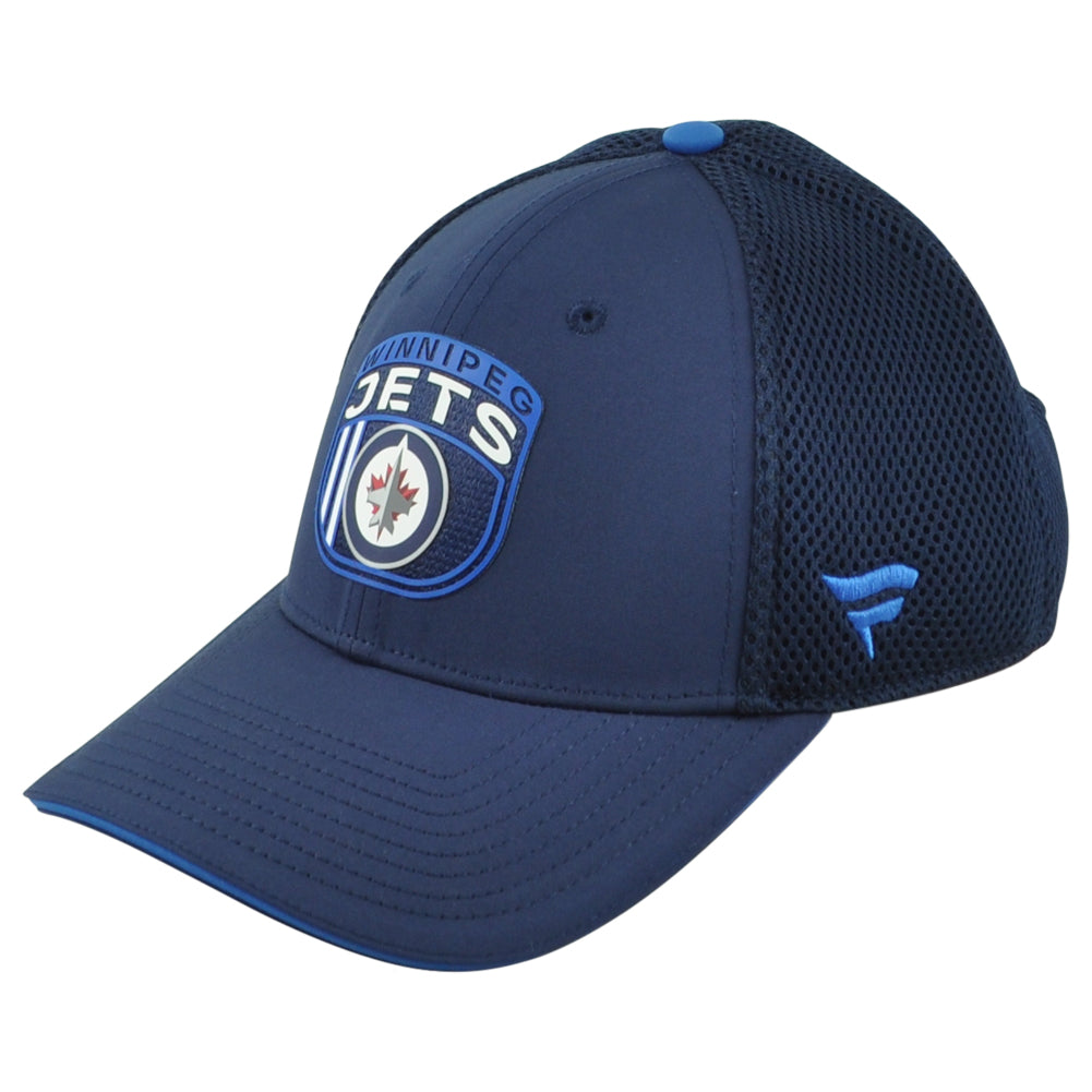 NHL Fanatics Authentic Pro Winnipeg Jets WPG Performance Mesh Trucker Hat Cap