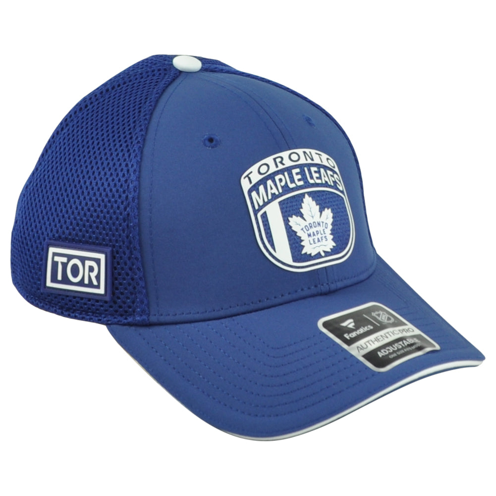 NHL Fanatics Authentic Pro Toronto Maple Leafs Performance Mesh Trucker Hat Cap