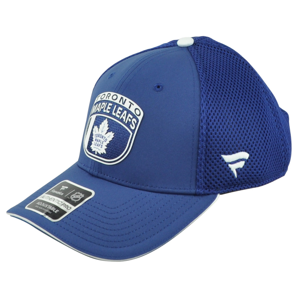 NHL Fanatics Authentic Pro Toronto Maple Leafs Performance Mesh Trucker Hat Cap
