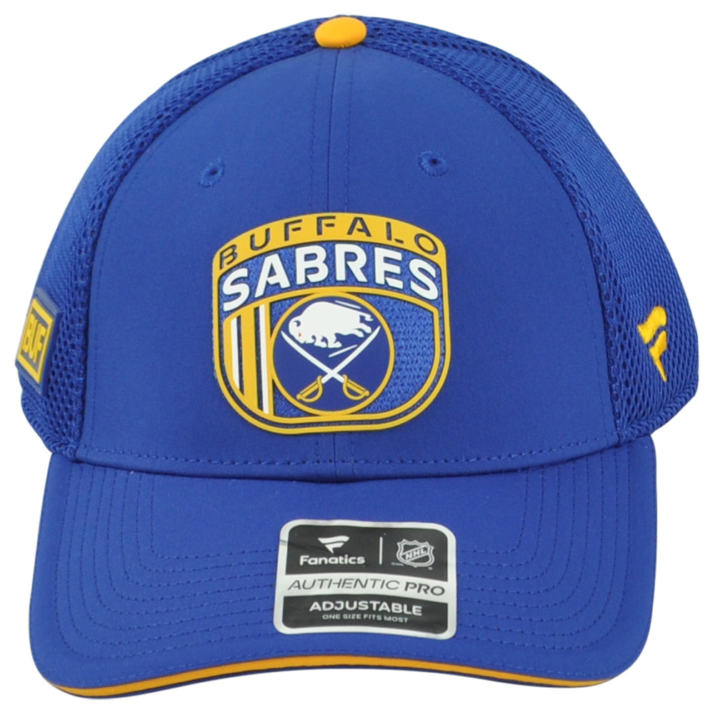 NHL Fanatics Authentic Pro Buffalo Sabres BUF Performance Mesh Trucker Hat Cap