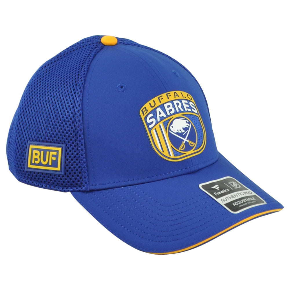 NHL Fanatics Authentic Pro Buffalo Sabres BUF Performance Mesh Trucker Hat Cap