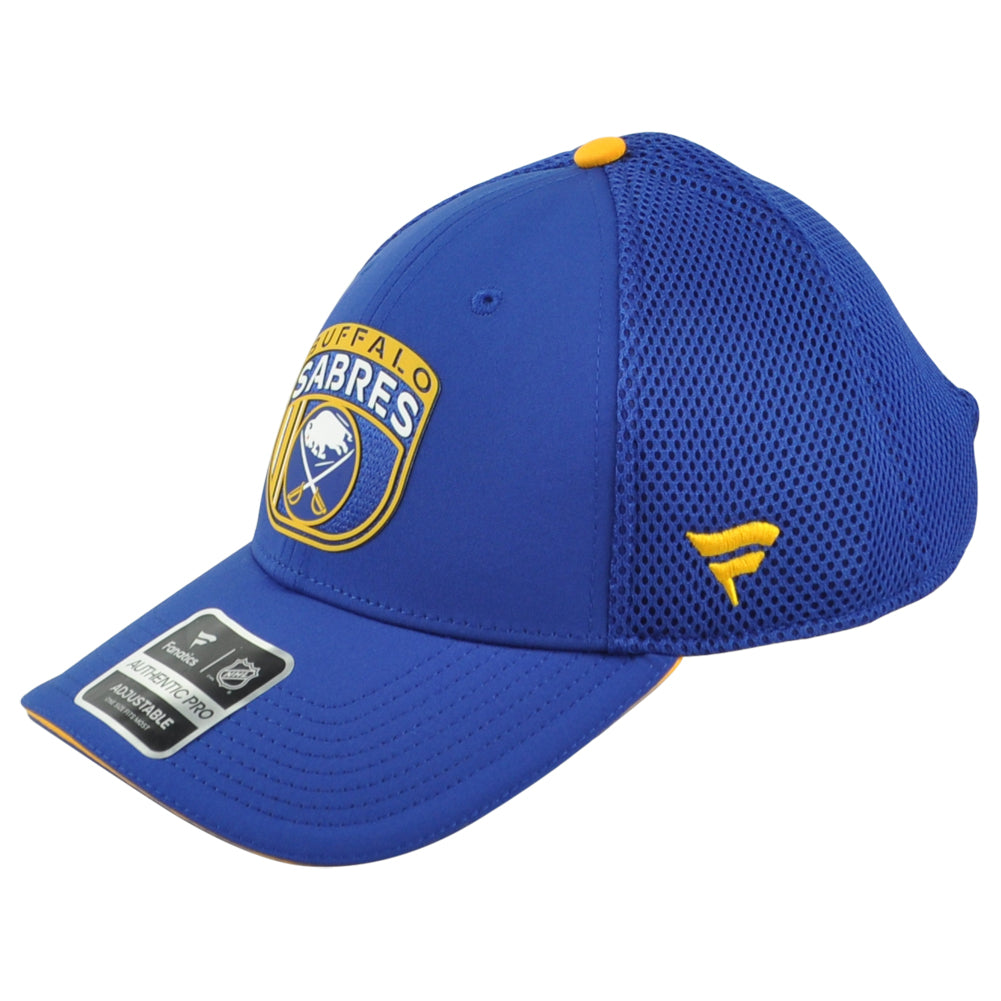 NHL Fanatics Authentic Pro Buffalo Sabres BUF Performance Mesh Trucker Hat Cap