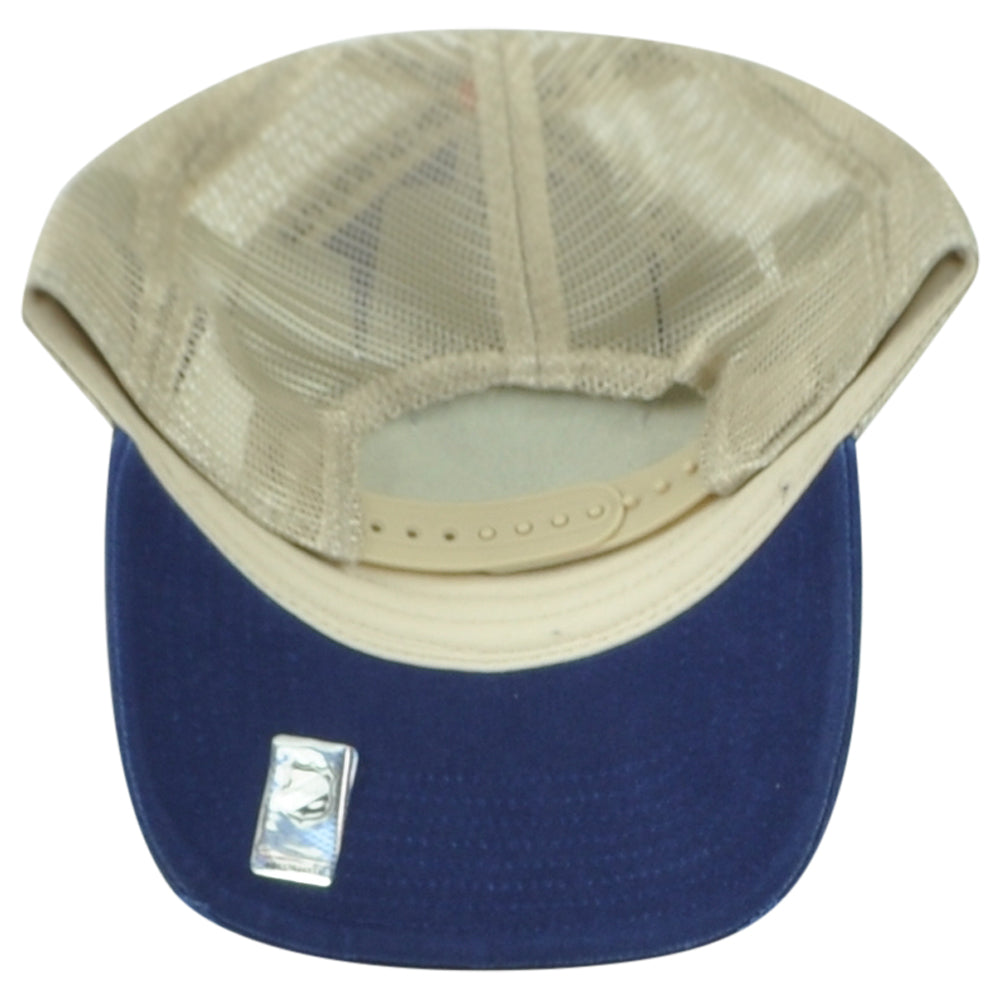 NHL Fanatics Authentic Pro Edmomton Oilers Men Distressed Mesh Trucker Hat Cap