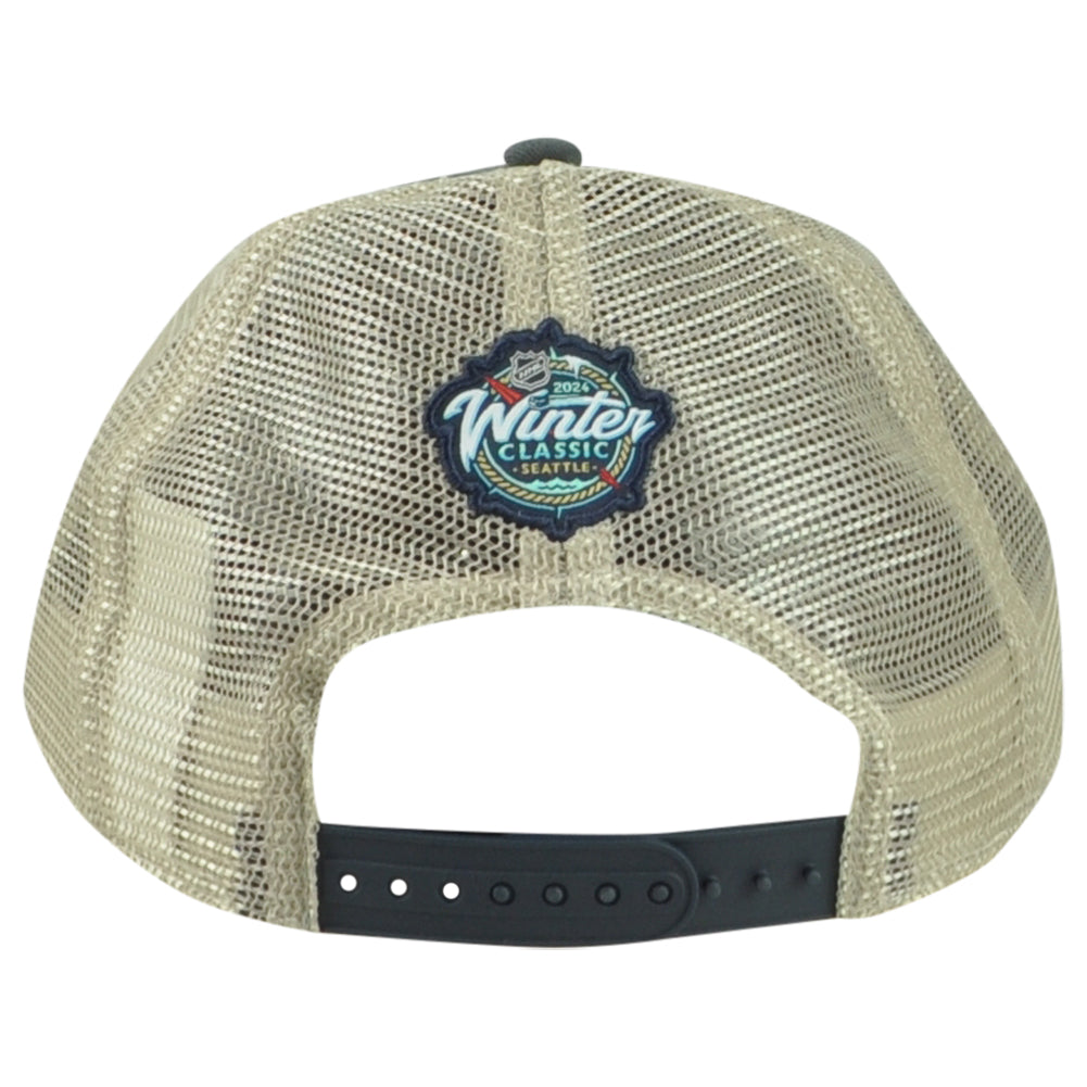 NHL Fanatics Authentic Pro Vegas Golden Knights Distressed Mesh Trucker Hat Cap