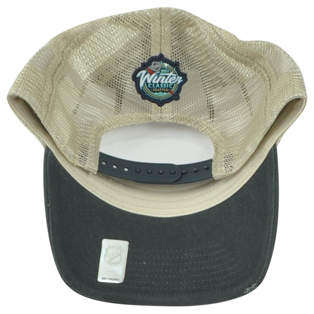 NHL Fanatics Authentic Pro Vegas Golden Knights Distressed Mesh Trucker Hat Cap