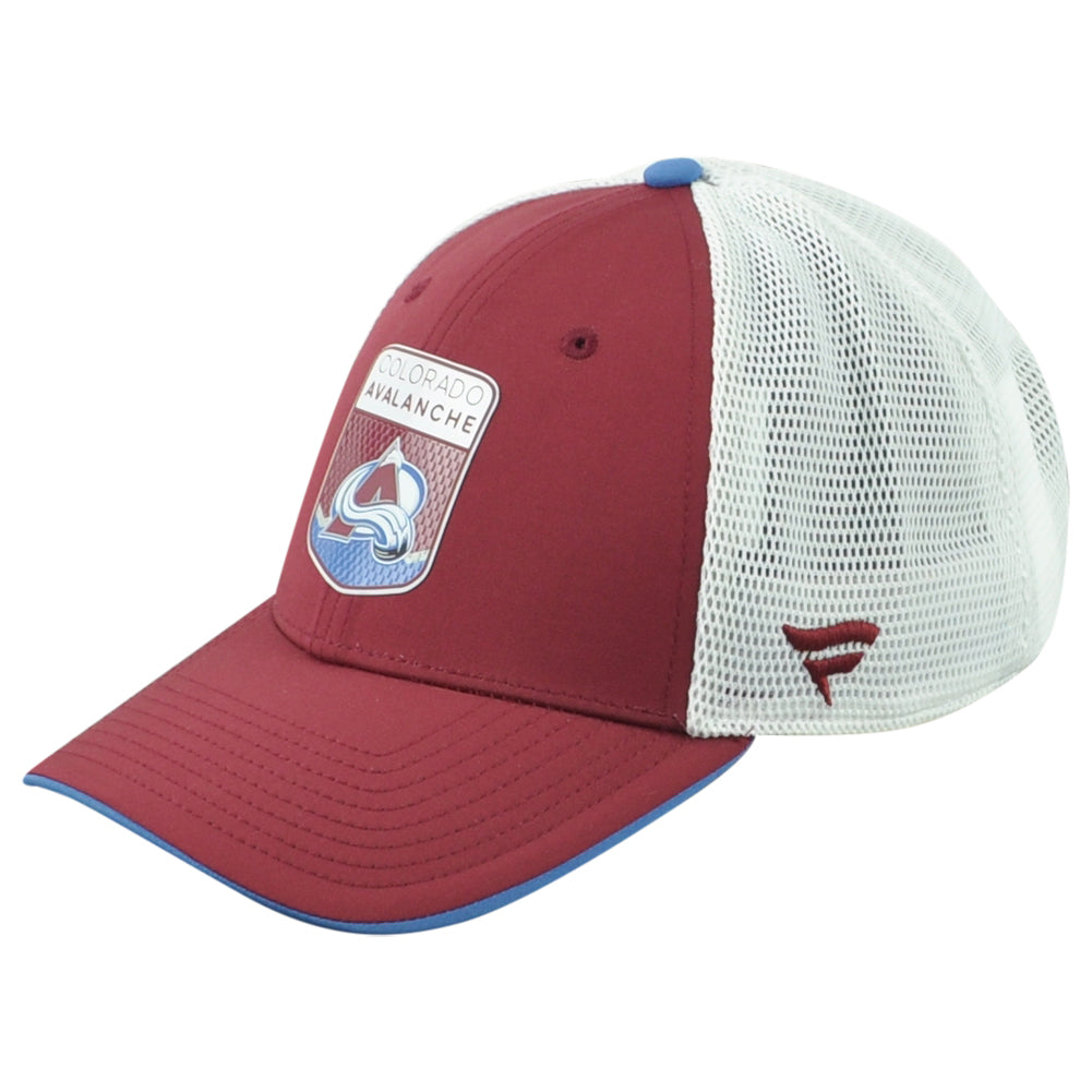 NHL Fanatics Authentic Pro Colorado Avalanche Adjustable Mesh Trucker Hat Cap