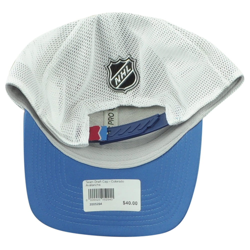 NHL Fanatics Authentic Pro Colorado Avalanche Adjustable Mesh Trucker Hat Cap