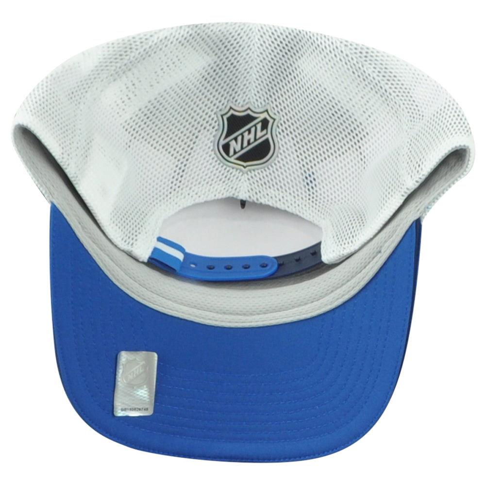 NHL Fanatics Authentic Pro Winnipeg Jets Adults Curved Bill Mesh Trucker Hat Cap