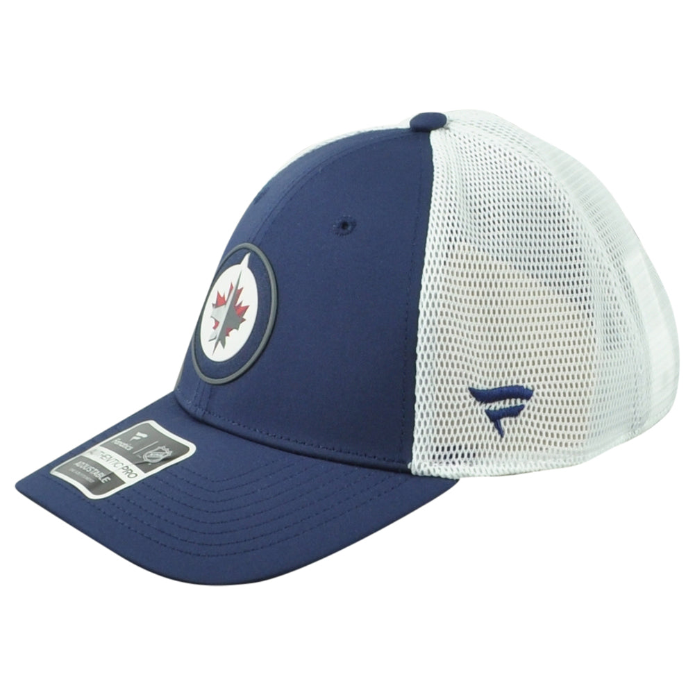 NHL Fanatics Authentic Pro Winnipeg Jets Adult Men Snapback Mesh Trucker Hat Cap