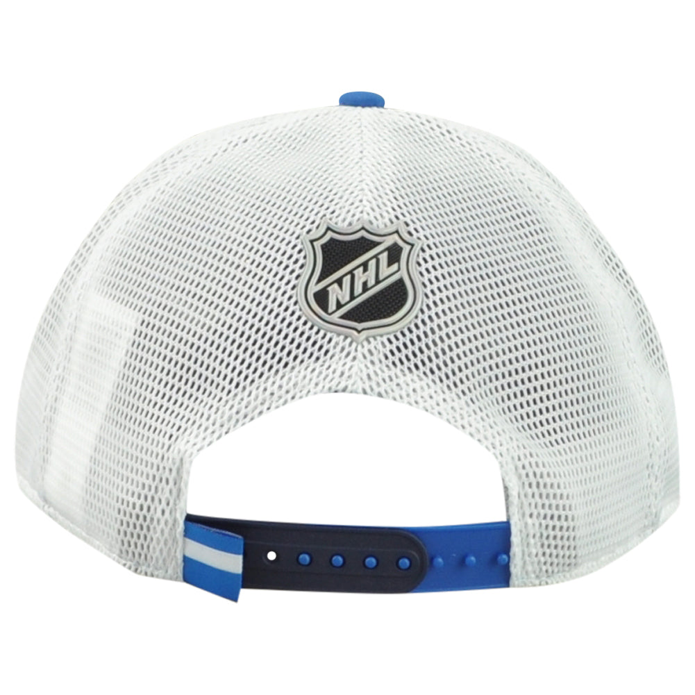 NHL Fanatics Authentic Pro Winnipeg Jets Adults Adjustable Mesh Trucker Hat Cap