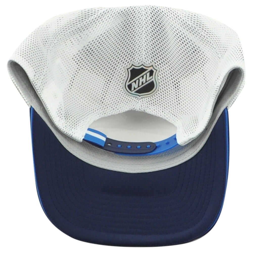 NHL Fanatics Authentic Pro Winnipeg Jets Adults Adjustable Mesh Trucker Hat Cap