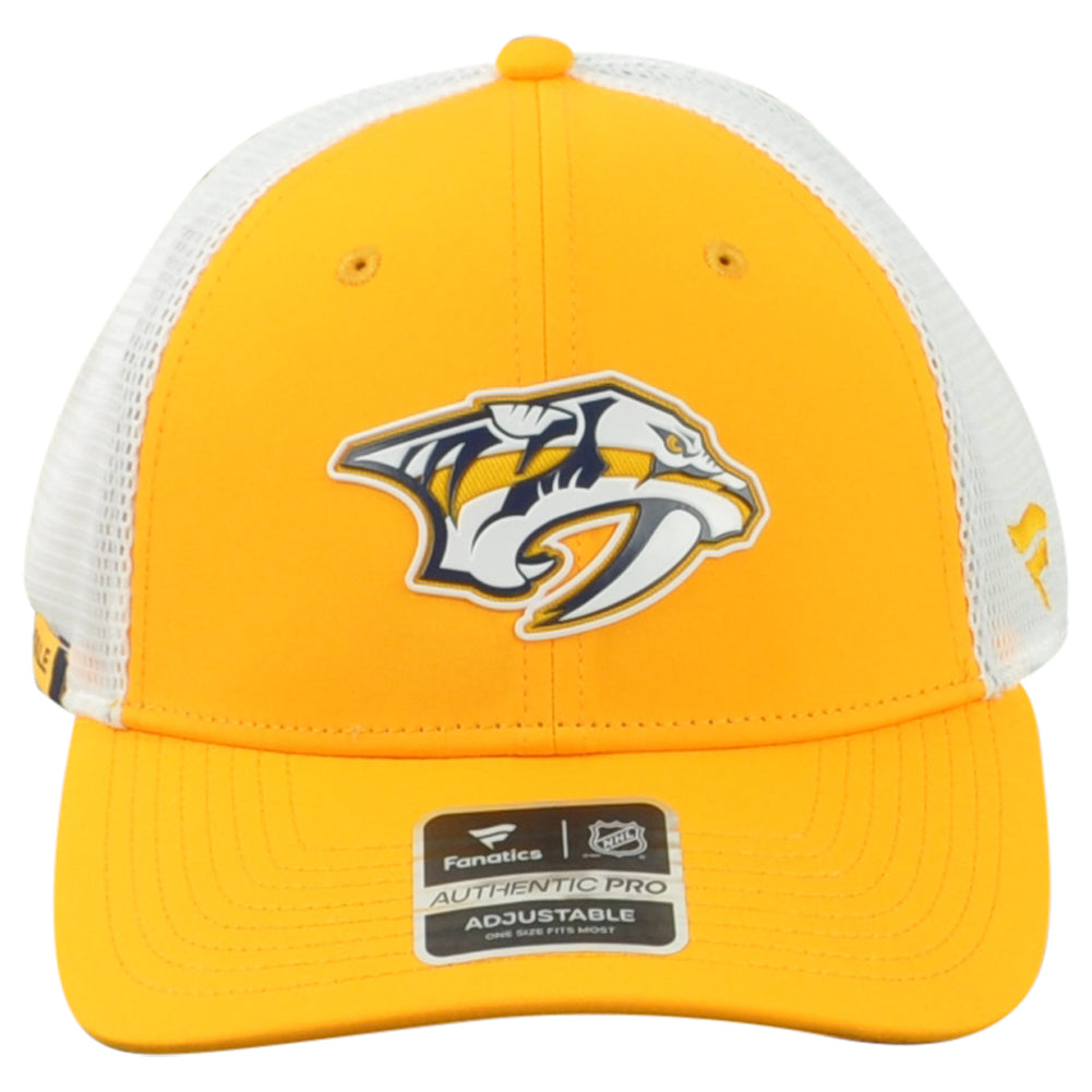 NHL Fanatics Authentic Pro Nashville Predators Men Snapback Mesh Trucker Hat Cap