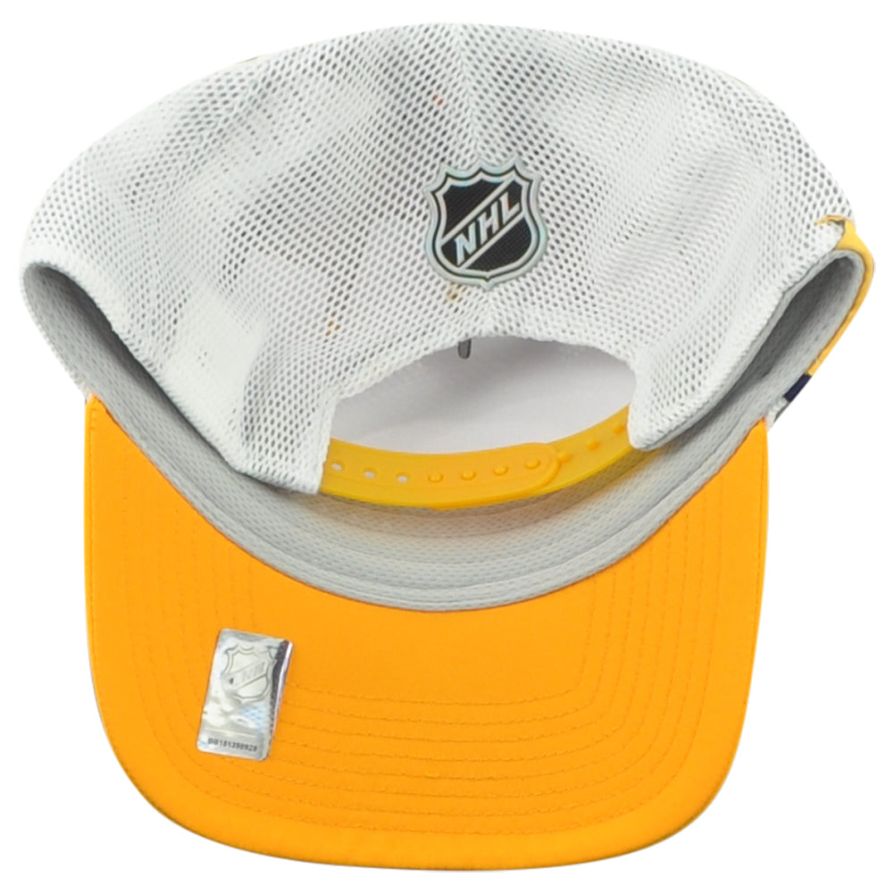 NHL Fanatics Authentic Pro Nashville Predators Men Snapback Mesh Trucker Hat Cap