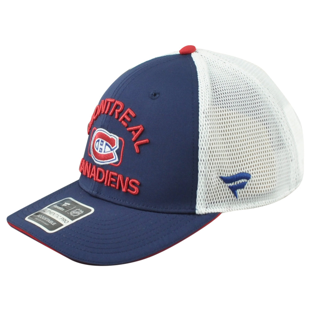 NHL Fanatics Authentic Pro Montreal Canadiens Men Snapback Mesh Trucker Hat Cap
