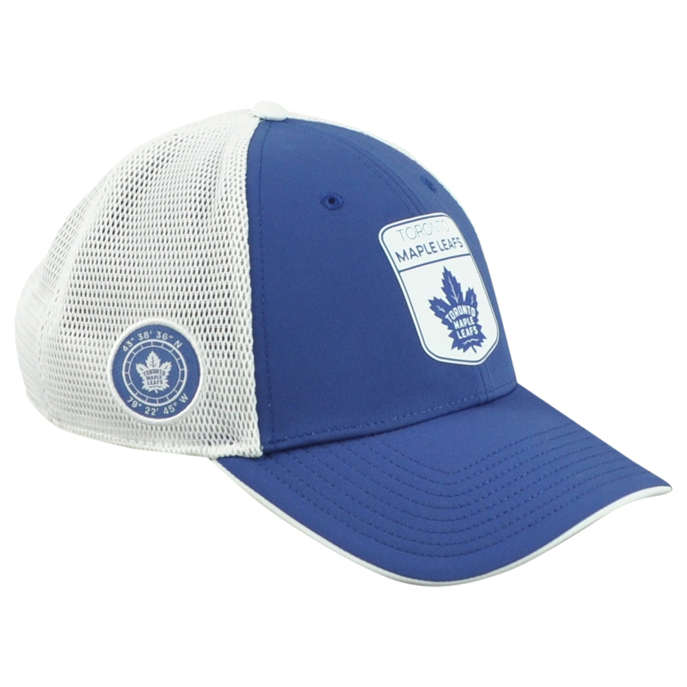 NHL Fanatics Authentic Pro Toronto Maple Leafs Adjustable Mesh Trucker Hat Cap