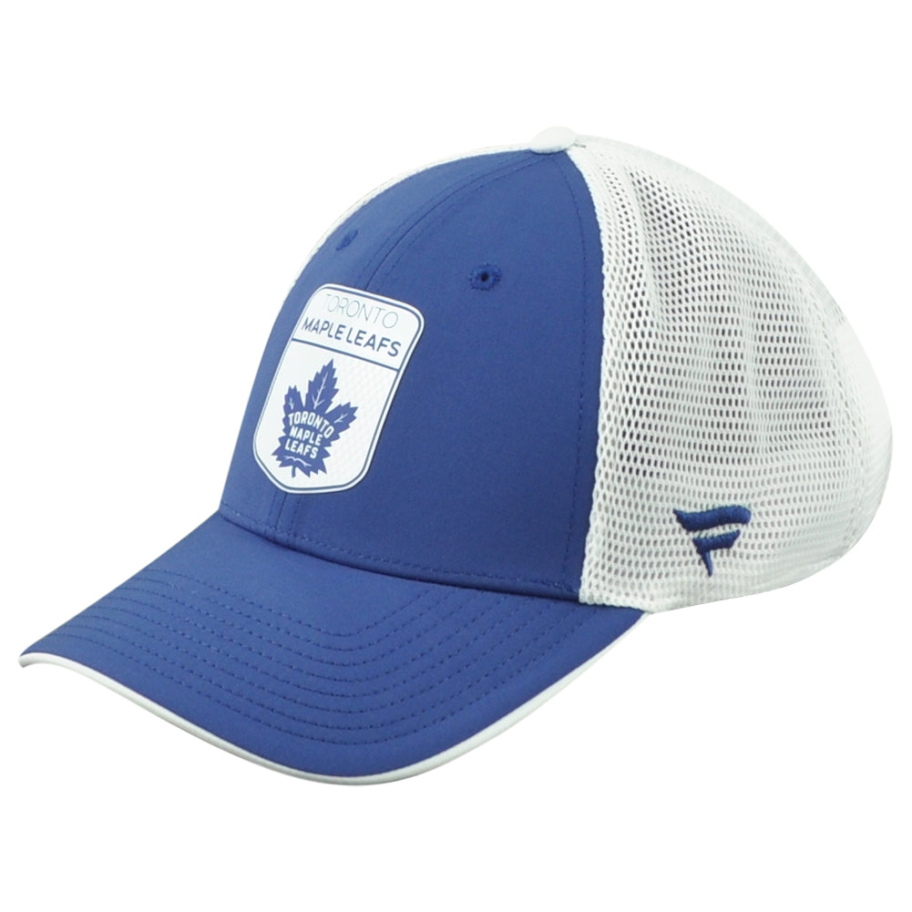 NHL Fanatics Authentic Pro Toronto Maple Leafs Adjustable Mesh Trucker Hat Cap