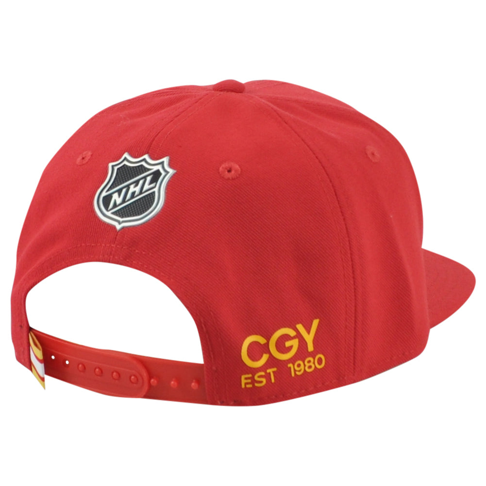 NHL Fanatics Authentic Pro Calgary Flames CGY Est 1980 Adults Adjustable Hat Cap