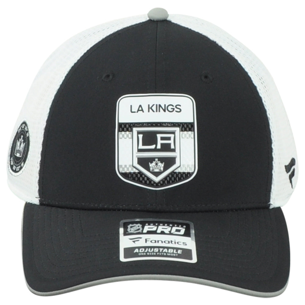 NHL Fanatics Authentic Pro Los Angeles Kings Men Adjustable Mesh Trucker Hat Cap