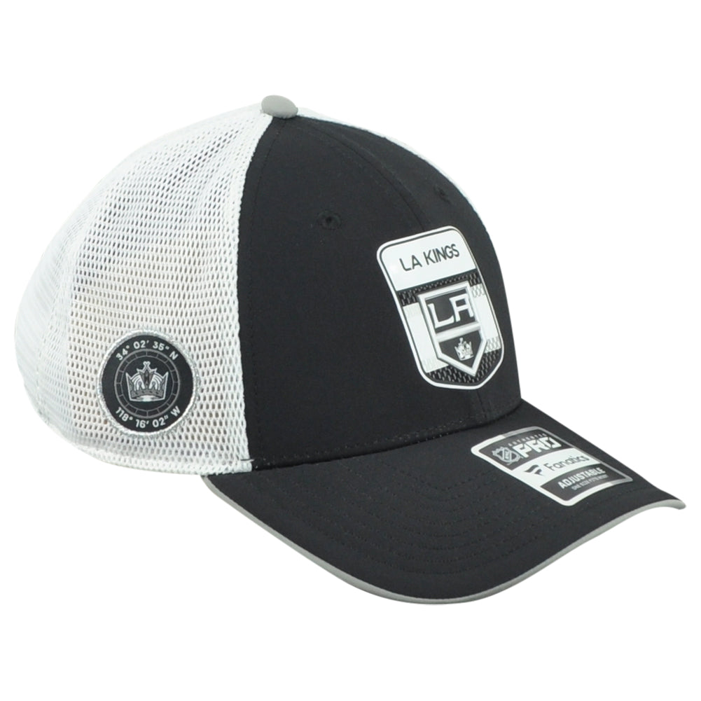 NHL Fanatics Authentic Pro Los Angeles Kings Men Adjustable Mesh Trucker Hat Cap