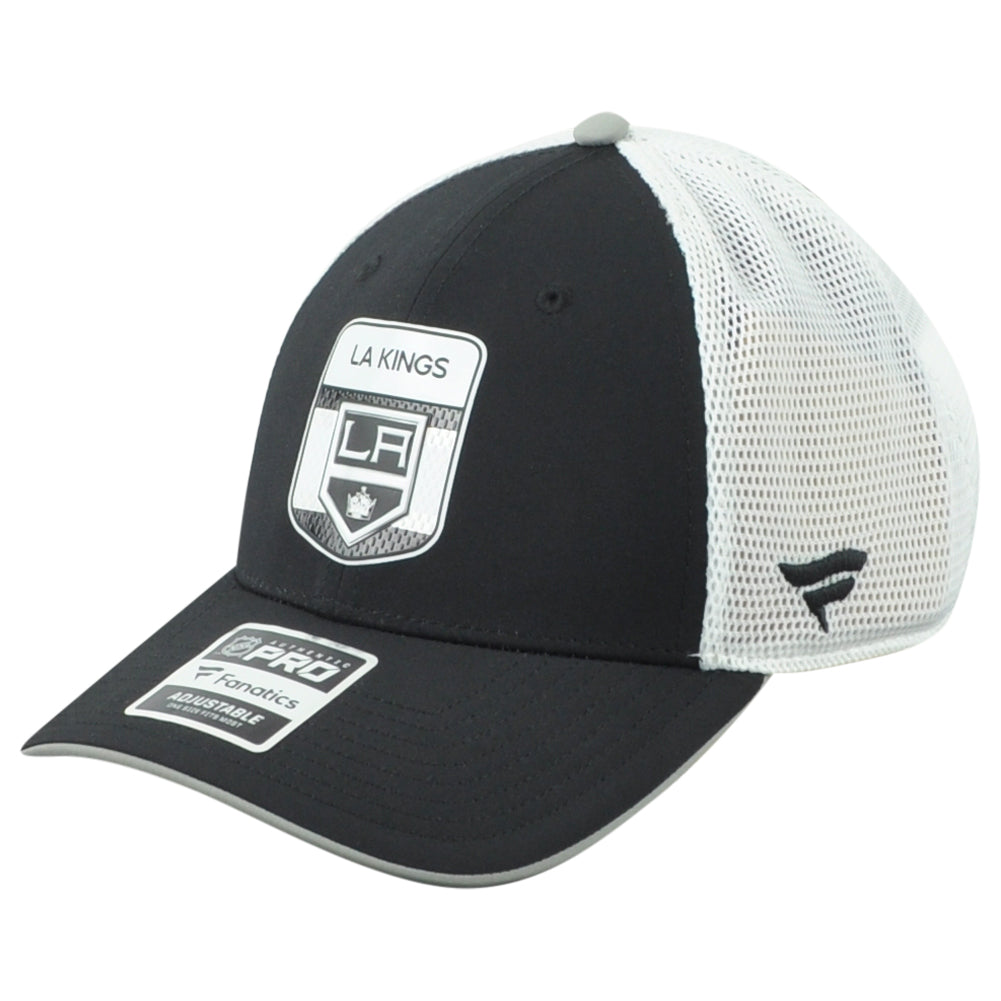 NHL Fanatics Authentic Pro Los Angeles Kings Men Adjustable Mesh Trucker Hat Cap
