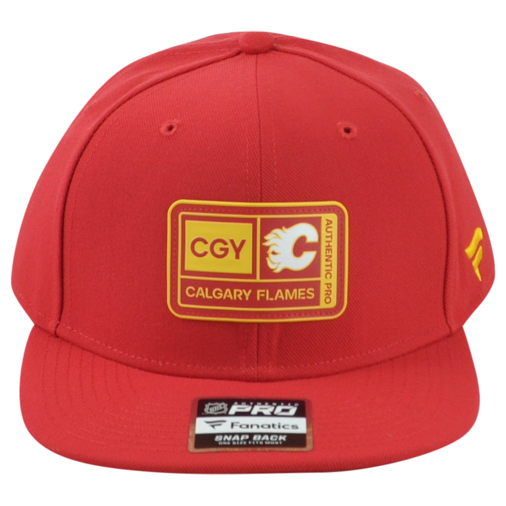 NHL Fanatics Authentic Pro Calgary Flames CGY Red Men Adults Adjustable Hat Cap