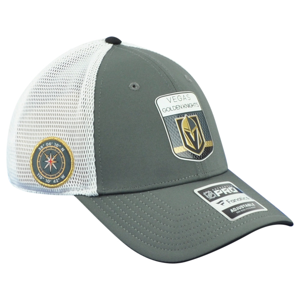 NHL Fanatics Authentic Pro Vegas Golden Knights Adjustable Mesh Trucker Hat Cap