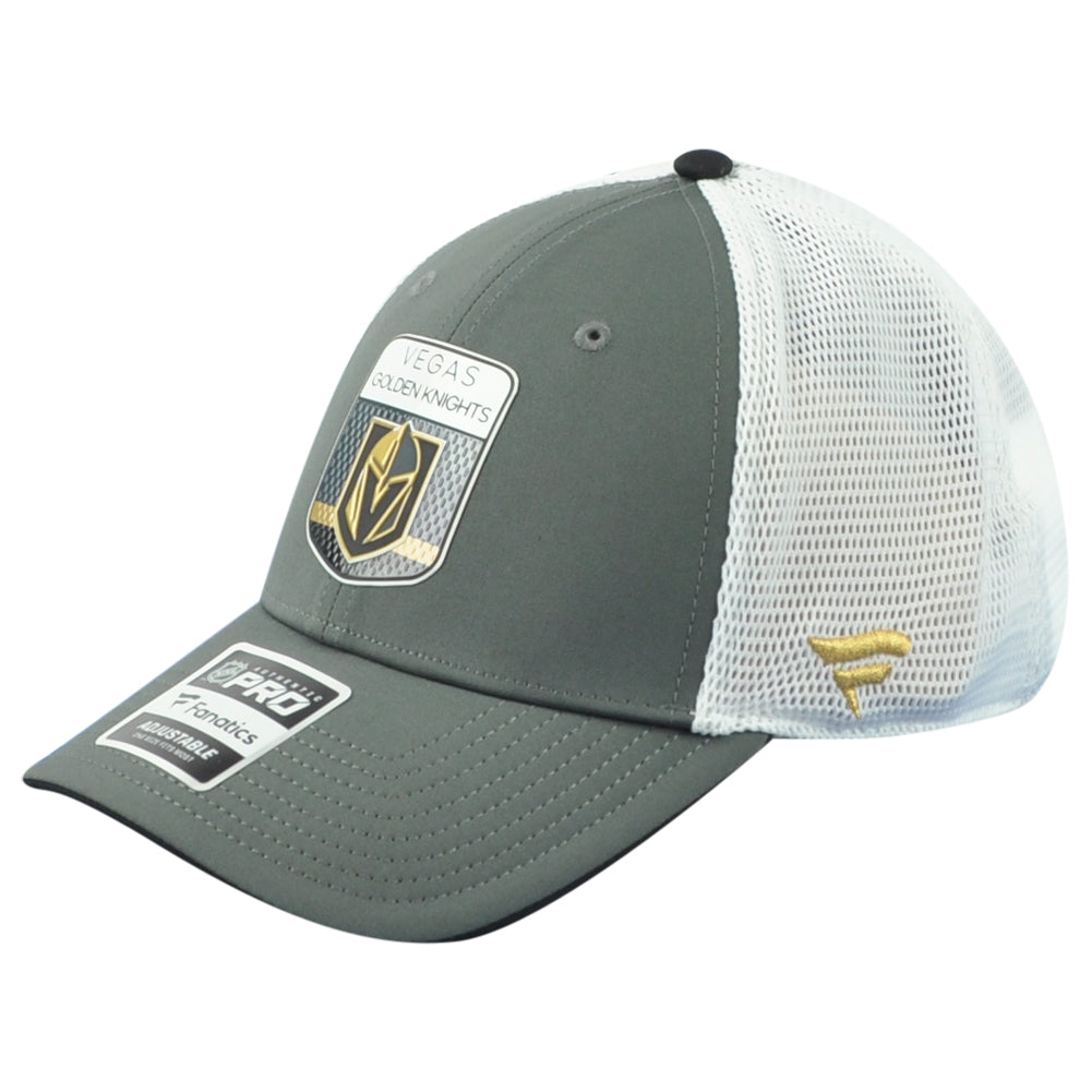 NHL Fanatics Authentic Pro Vegas Golden Knights Adjustable Mesh Trucker Hat Cap