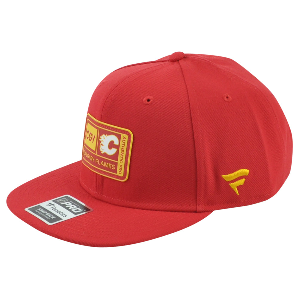 NHL Fanatics Authentic Pro Calgary Flames CGY Red Men Adults Adjustable Hat Cap