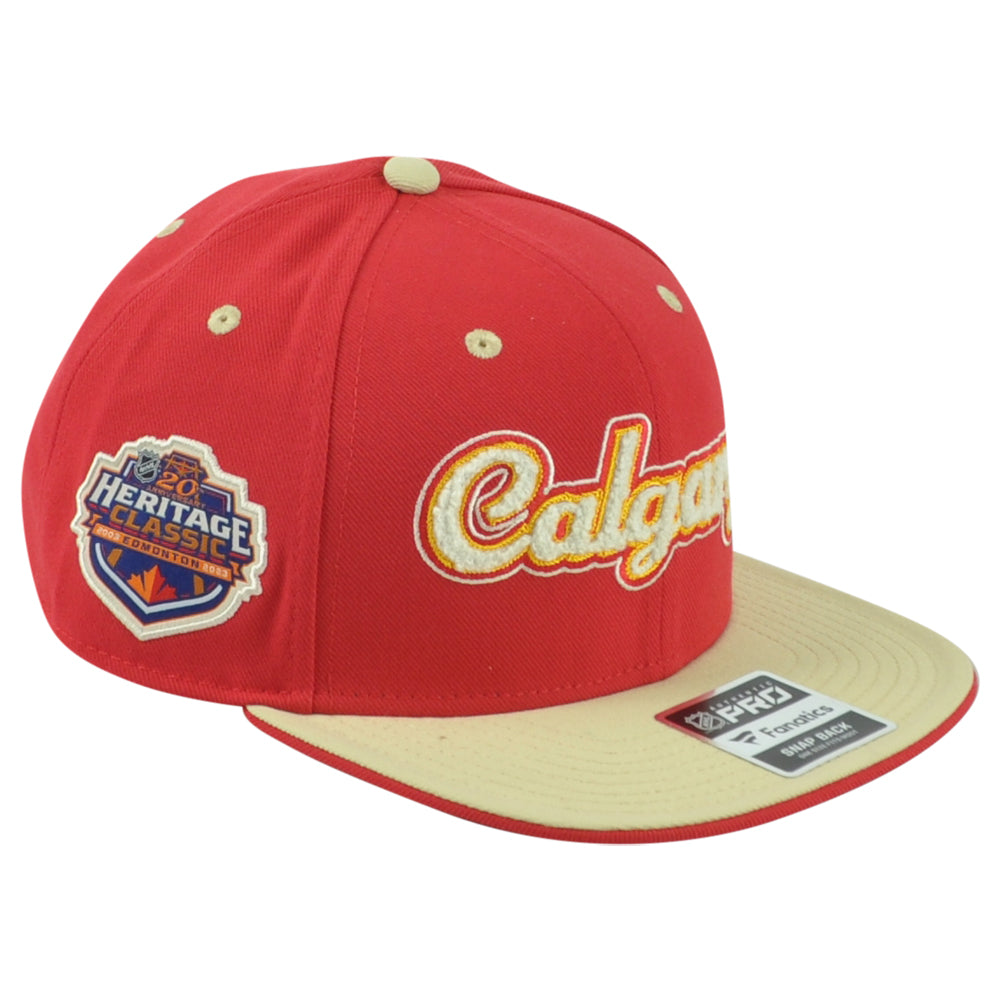 NHL Fanatics Authentic Pro Calgary Flames Heritage Adults Adjustable Hat Cap