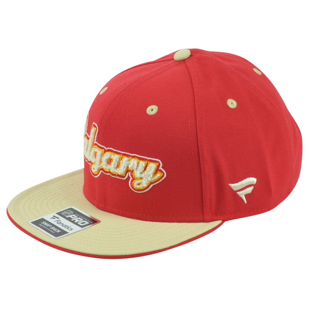 NHL Fanatics Authentic Pro Calgary Flames Heritage Adults Adjustable Hat Cap