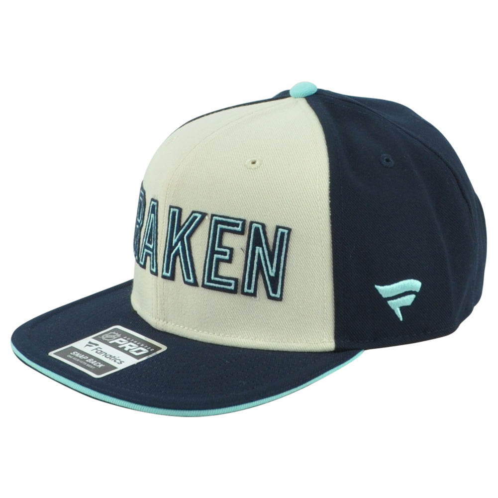 NHL Fanatics Authentic Pro Seattle Kraken 2024 Winter Classic Snapback Hat Cap