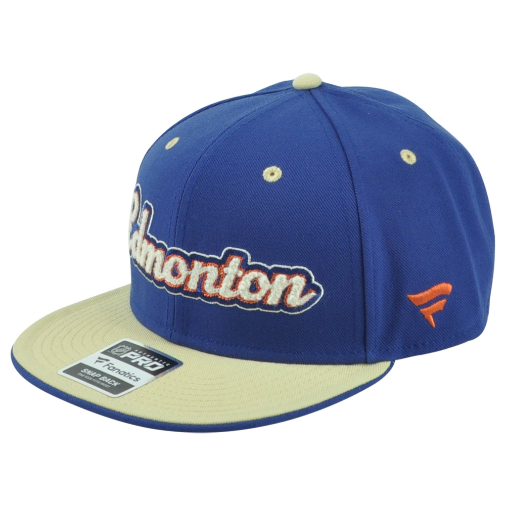 NHL Fanatics Authentic Pro Edmonton Oilers Heritage Adults Adjustable Hat Cap