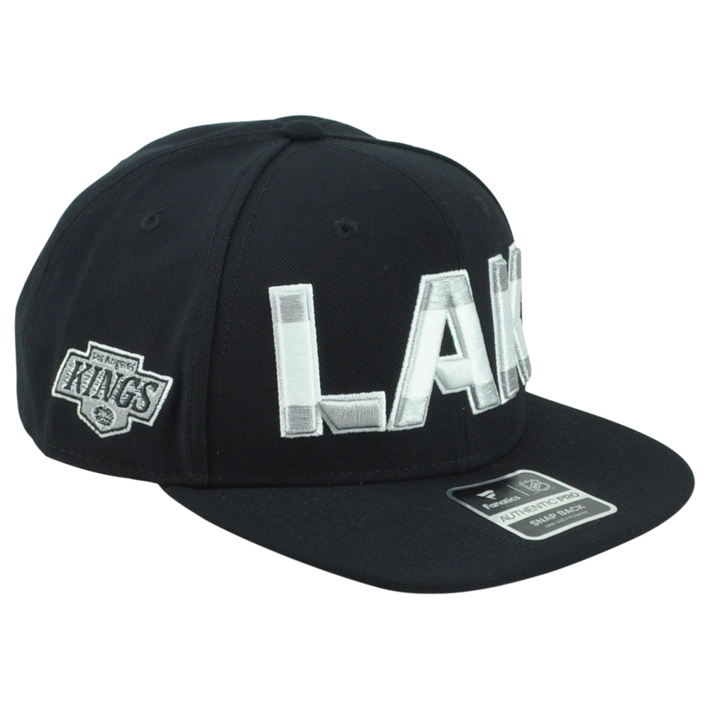 NHL Fanatics Authentic Pro Black Los Angeles Kings LAK Adults Adjustable Hat Cap